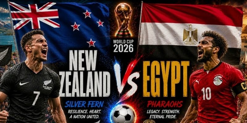 New Zealand vs Ai Cập đều đang thể hiện quyết tâm cao độ