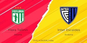 Soi kèo Flora vs Inter Escaldes, 23h00 13/08 – Vòng loại C3