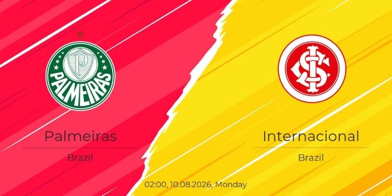 Soi kèo Palmeiras vs Internacional, 2h 10/8 – Brazil Serie A